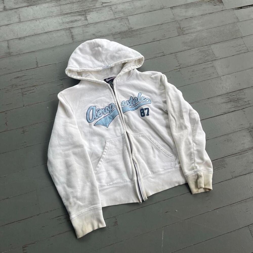 Vintage Aeropostale Tomboy Fit Streetwear Y2K Zip Up Hoodie